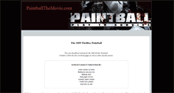Desktop Screenshot of paintballthemovie.com